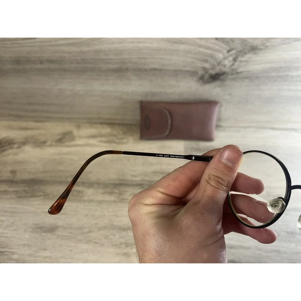 Europa Eyewear Eyeglasses Frames Only Pewter Tort Womens Round‎